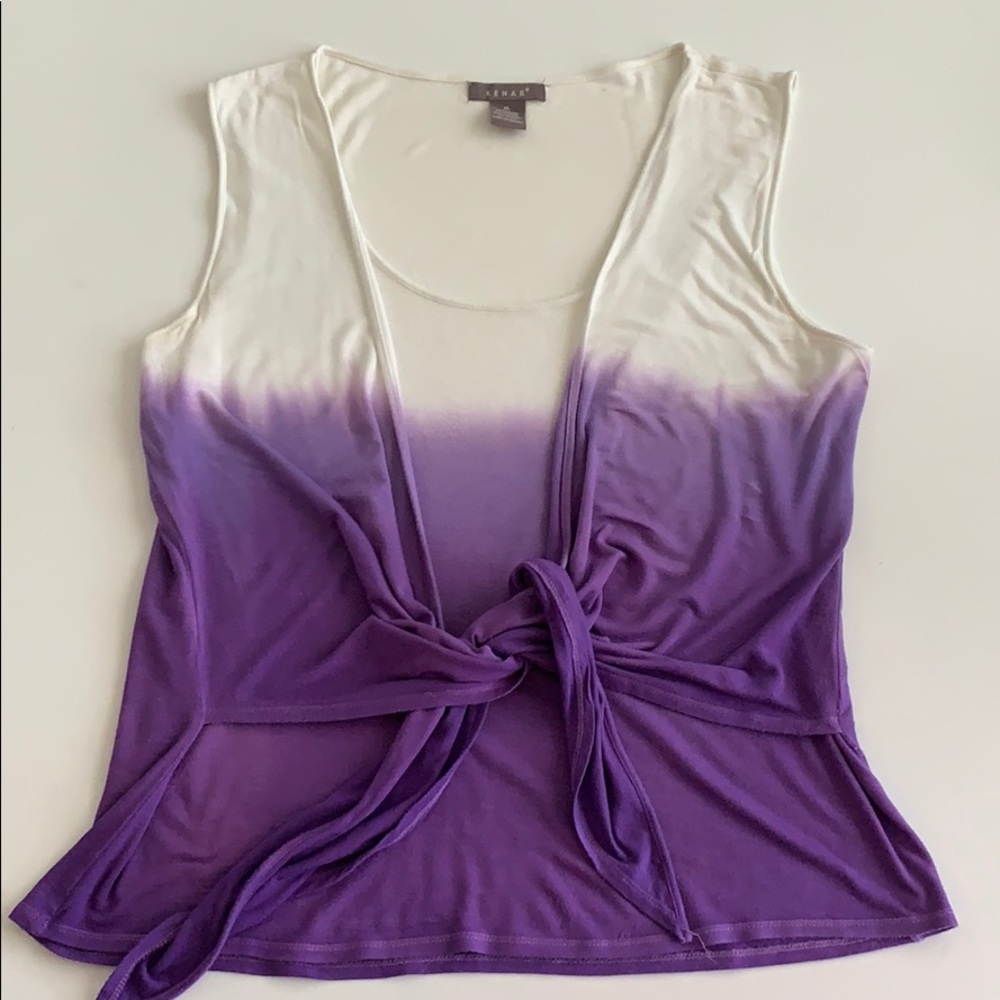 KENAR tie dye sleeveless top